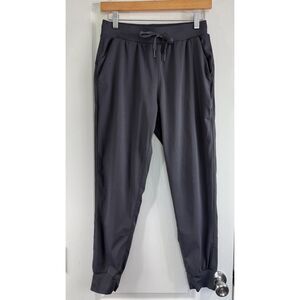 LIBIN Women's Gray Jogger Pants Nylon Spandex Size S Small